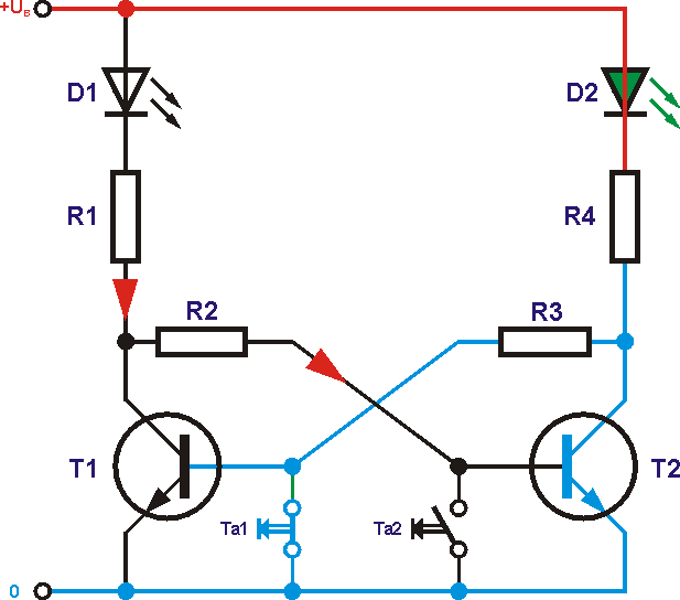 bistabiler Multivibrator Phase2