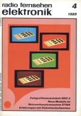 radio fernsehen elektronik 4/1989