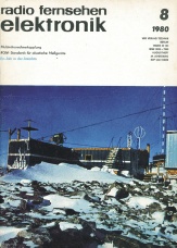 radio fernsehen elektronik 8/1980