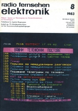 radio fernsehen elektronik 8/1983