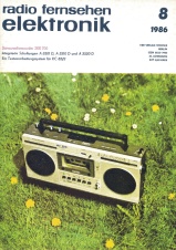 radio fernsehen elektronik 8/1986