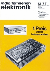 radio fernsehen elektronik 12/1977